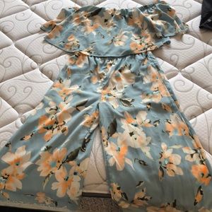 Floral jumpsuit
